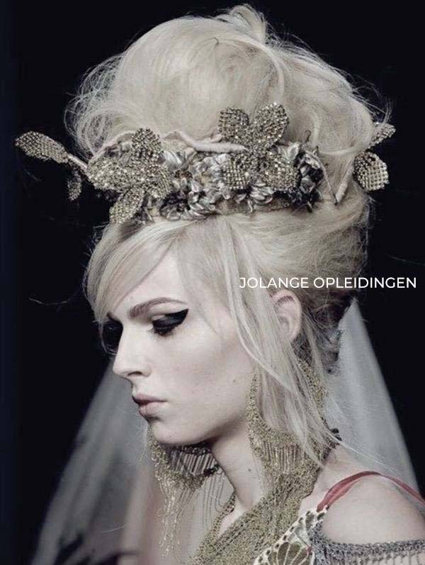 allround hairstyling bridal hoofd foto